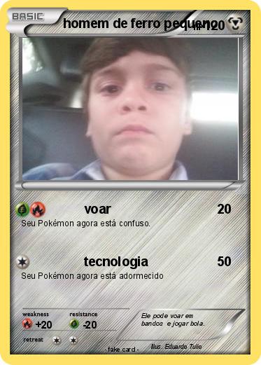Pokemon homem de ferro pequeno