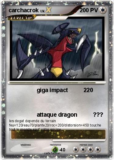 Pokemon carchacrok