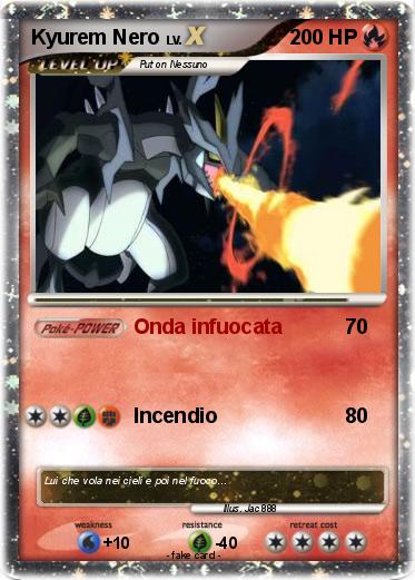 Pokemon Kyurem Nero