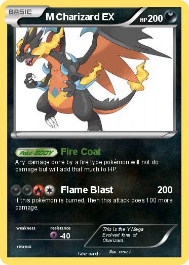 Pokemon M Charizard EX