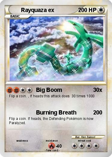 Pokemon Rayquaza ex