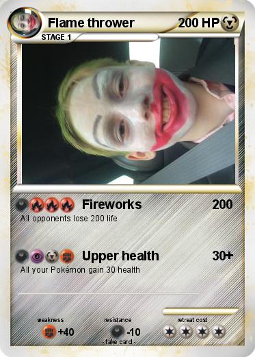 Pokemon Flame thrower