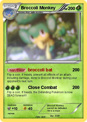 Pokemon Broccoli Monkey