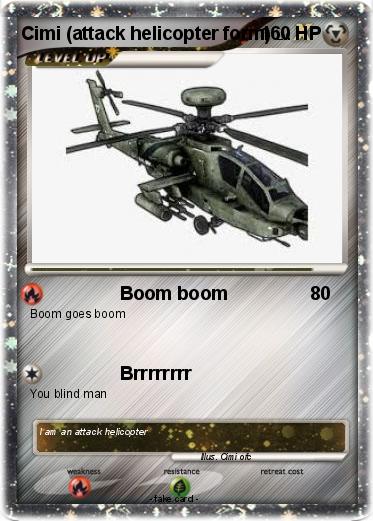 Pokemon Cimi (attack helicopter form)