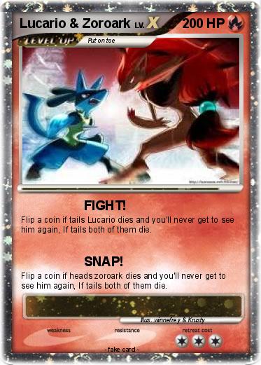 Pokemon Lucario & Zoroark