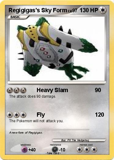 Pokemon Regigigas's Sky Form