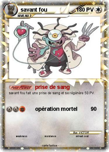 Pokemon savant fou