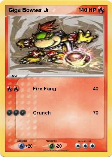 Pokemon Giga Bowser Jr
