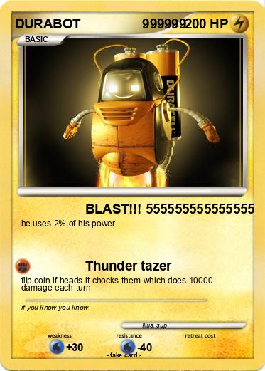 Pokemon DURABOT                 999999