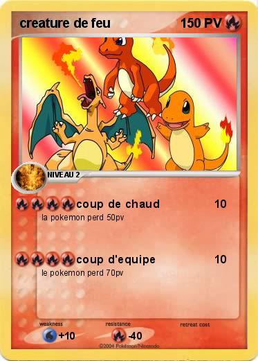 Pokemon creature de feu