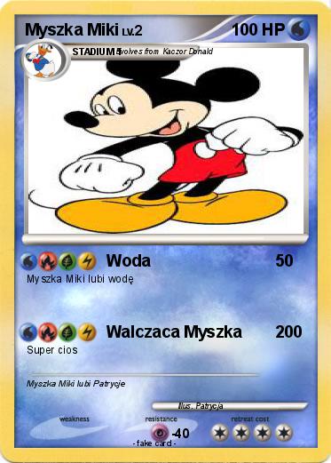 Pokemon Myszka Miki
