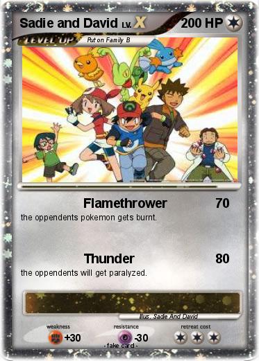Pokemon Sadie and David