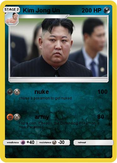 Pokemon Kim Jong Un