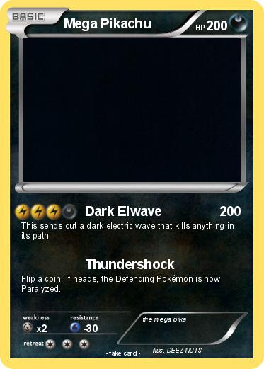 Pokemon Mega Pikachu