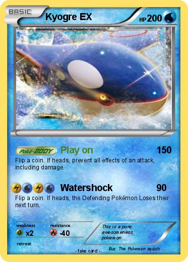 Pokemon Kyogre EX