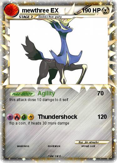 Pokemon mewthree EX
