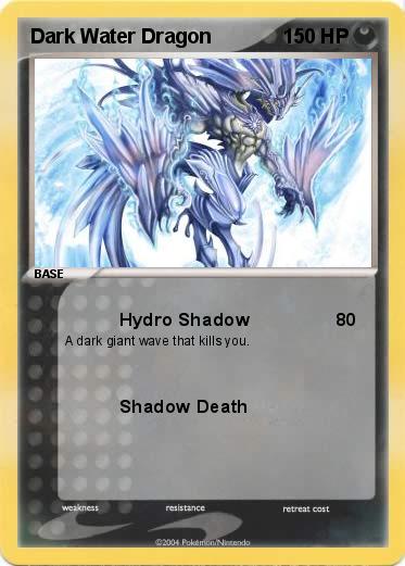 Pokemon Dark Water Dragon