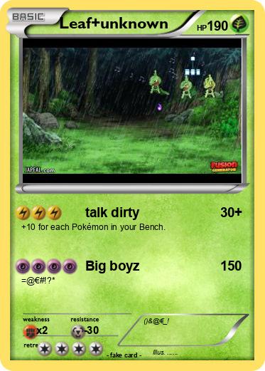 Pokemon Leaf+unknown