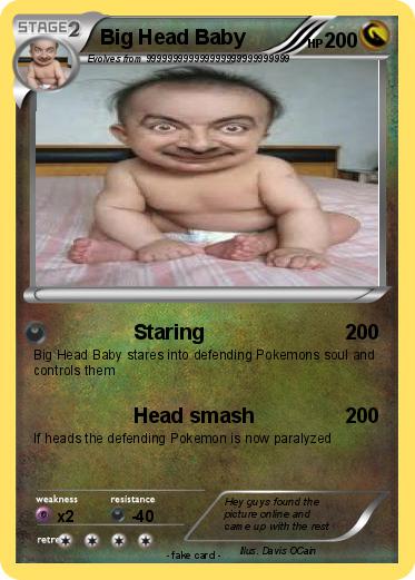Pokemon Big Head Baby