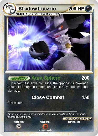 Pokemon Shadow Lucario