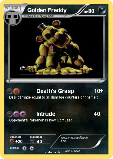 Pokemon Golden Freddy