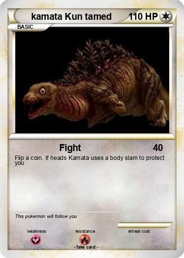 Pokemon kamata Kun tamed