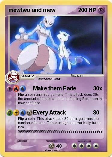 Pokemon mewtwo and mew
