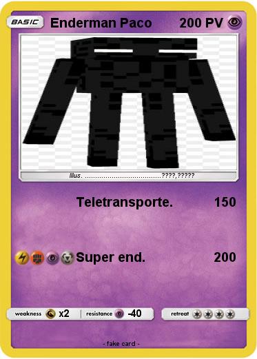 Pokemon Enderman Paco