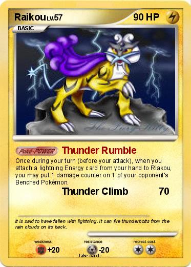 Pokemon Raikou