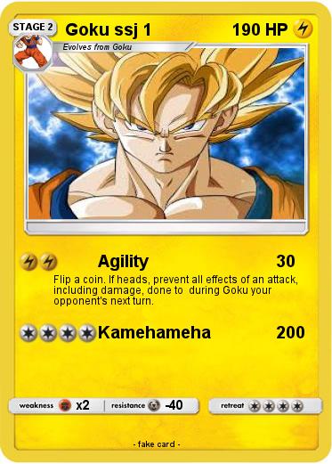 Pokemon Goku ssj 1