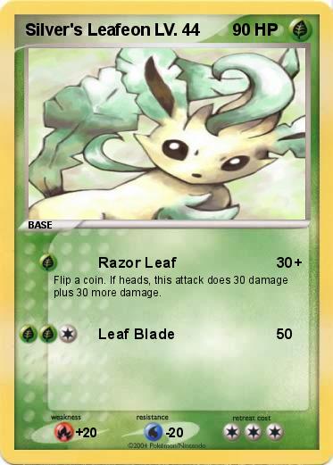 Pokemon Silver's Leafeon LV. 44