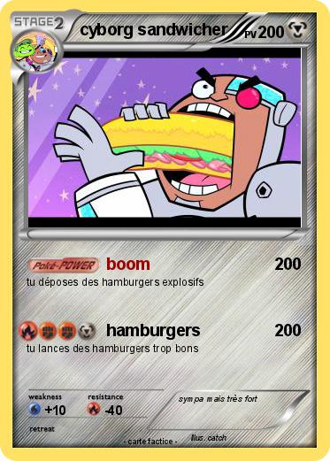 Pokemon cyborg sandwicher