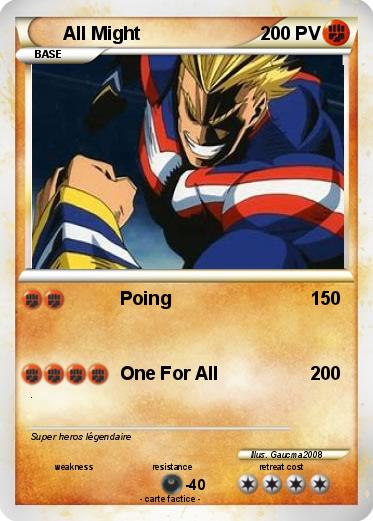 Pokemon All Might