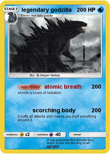 Pokemon legendary godzilla