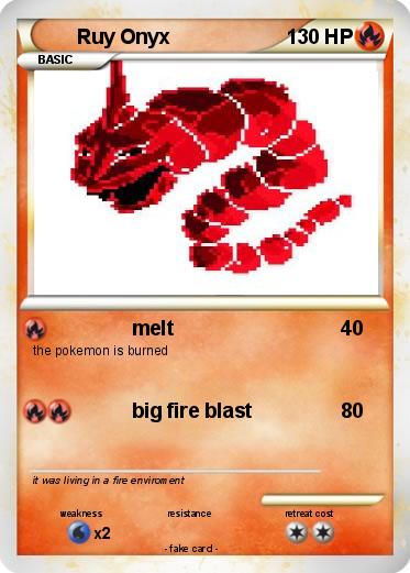Pokemon Ruy Onyx