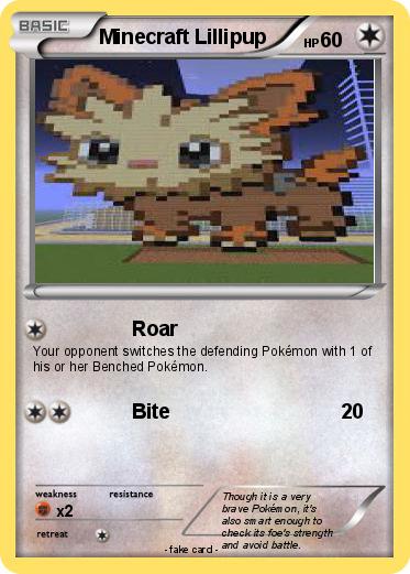 Pokemon Minecraft Lillipup