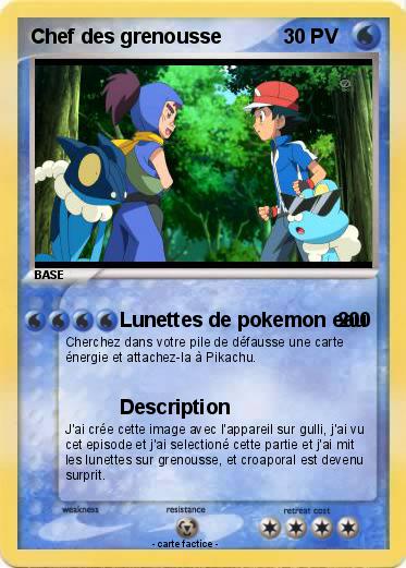 Pokemon Chef des grenousse