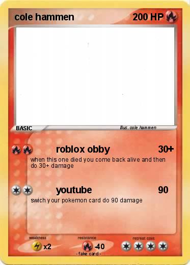 Pokemon cole hammen