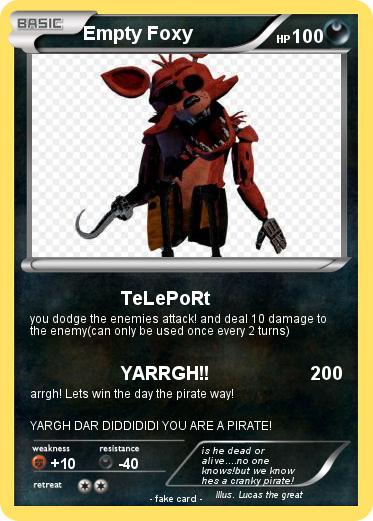 Pokemon Empty Foxy