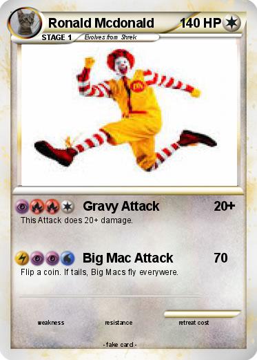 Pokemon Ronald Mcdonald