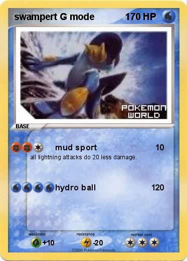 Pokemon swampert G mode            1          