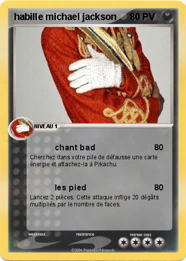 Pokemon habille michael jackson