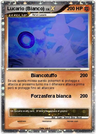 Pokemon Lucario (Bianco)