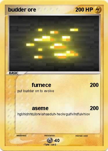 Pokemon budder ore