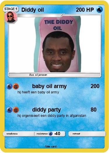 Pokemon Diddy oil