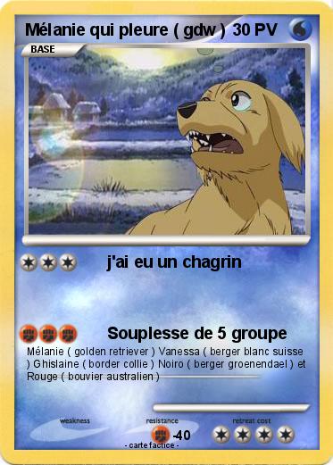 Pokemon Mélanie qui pleure ( gdw )