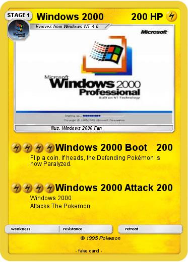Pokemon Windows 2000
