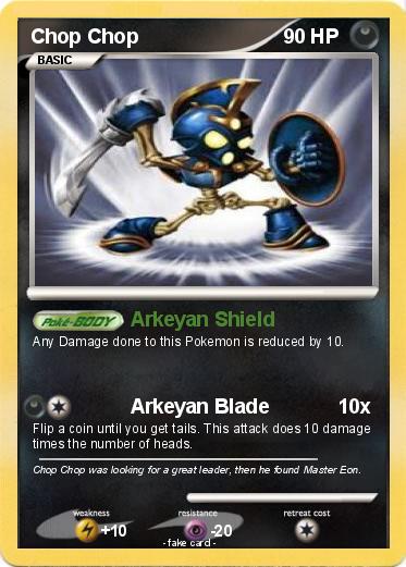 Pokemon Chop Chop