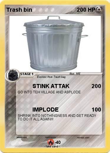 Pokemon Trash bin