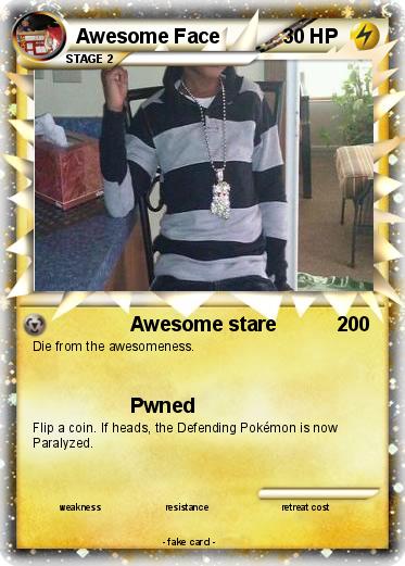 Pokemon Awesome Face